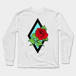 Rose Diamond Long Sleeve T-Shirt